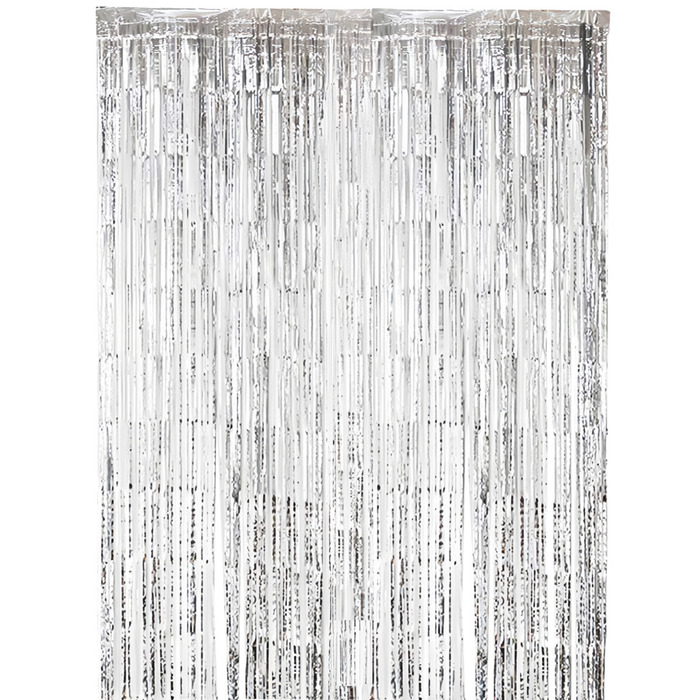 Gitterdraperi Silver 100 x 200 cm